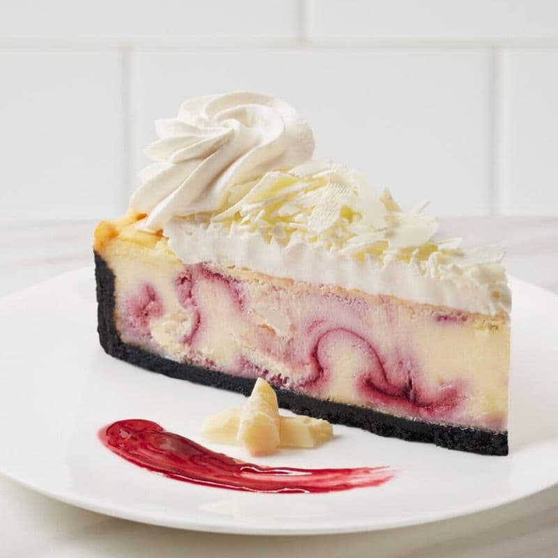 White Chocolate Raspberry Cheesecake