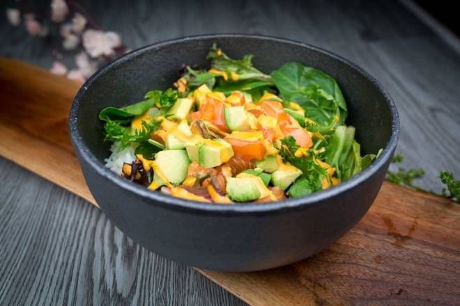Spicy Salmon Poke Bowl