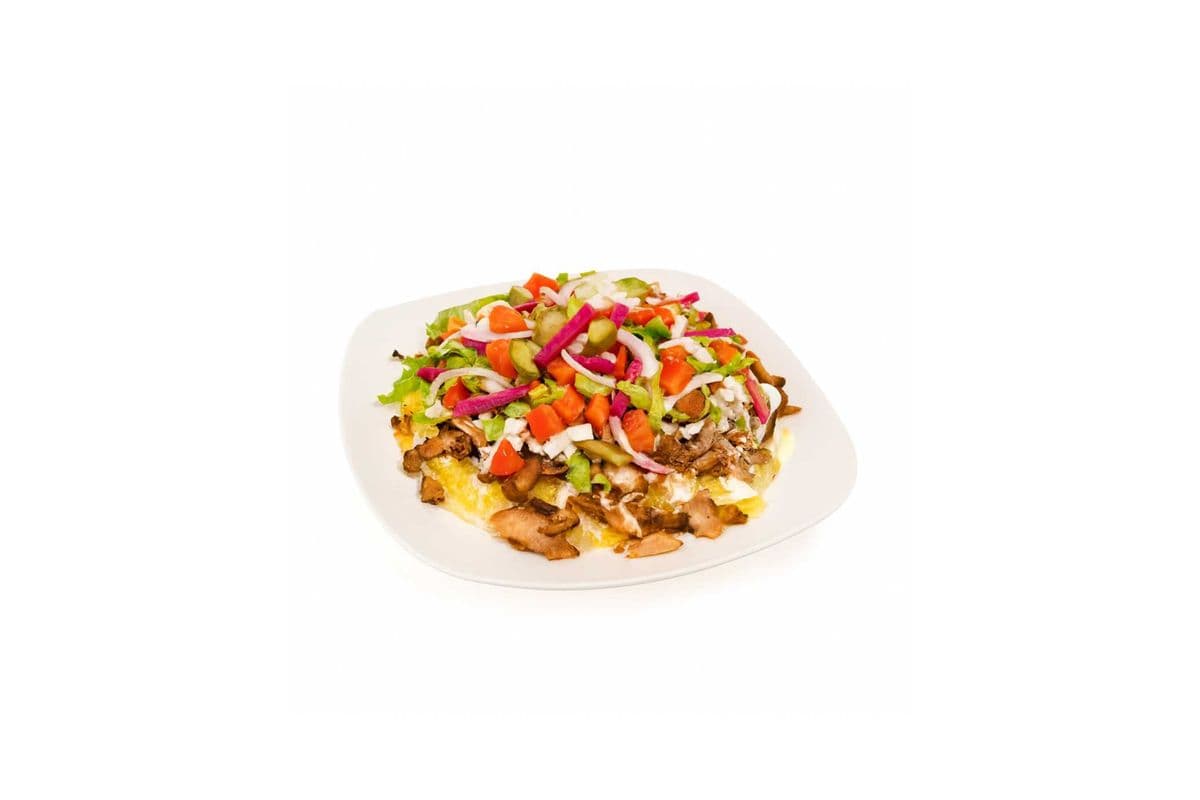Fully Loaded Alley Chicken on Rice