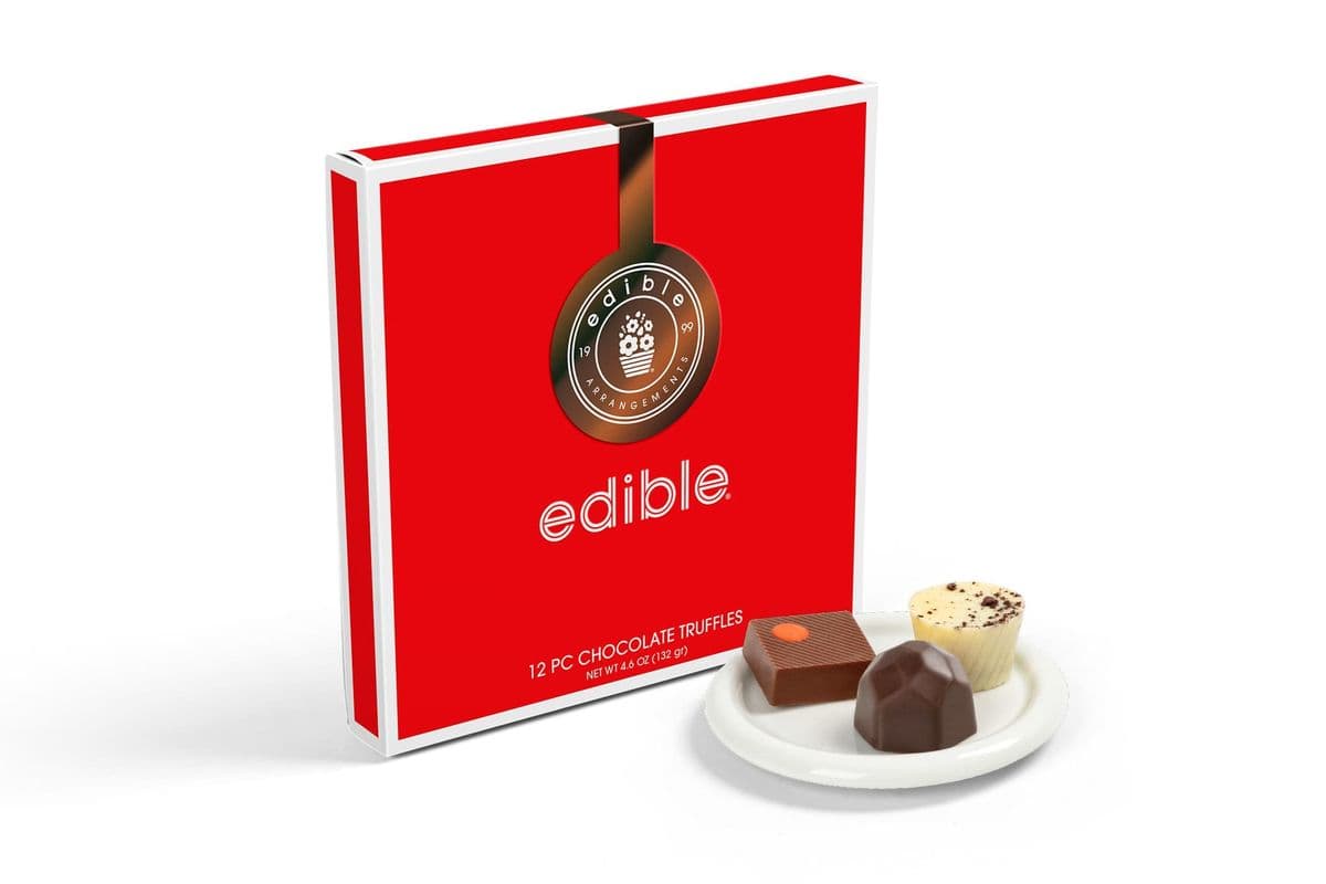 Truffes au Chocolat Edible® 12pcs / Edible® 12pc Chocolate Truffles