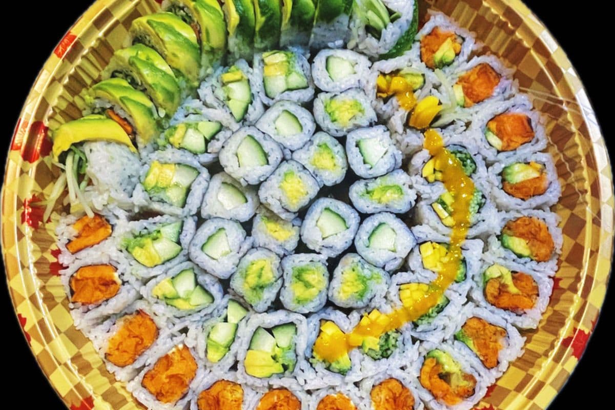 Vegetable Maki Tray (58 pcs)