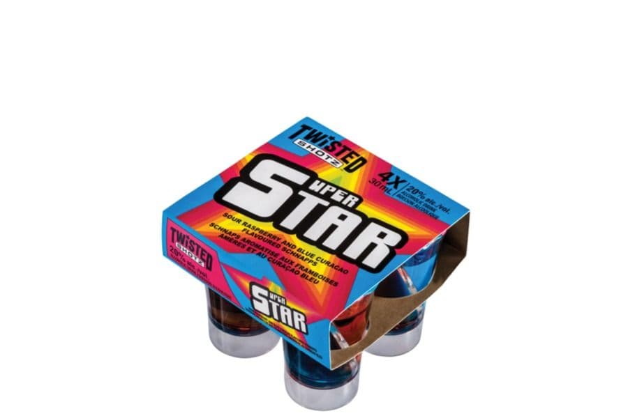 Twisted Shotz Super Star 4pk. (4 x 30 ml)