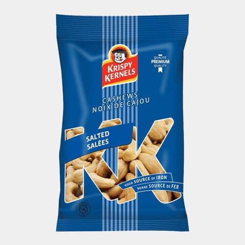 Krispy Kernels Noix de cajou salées (65g) / Krispy Kernels Salted Cashews (65g)