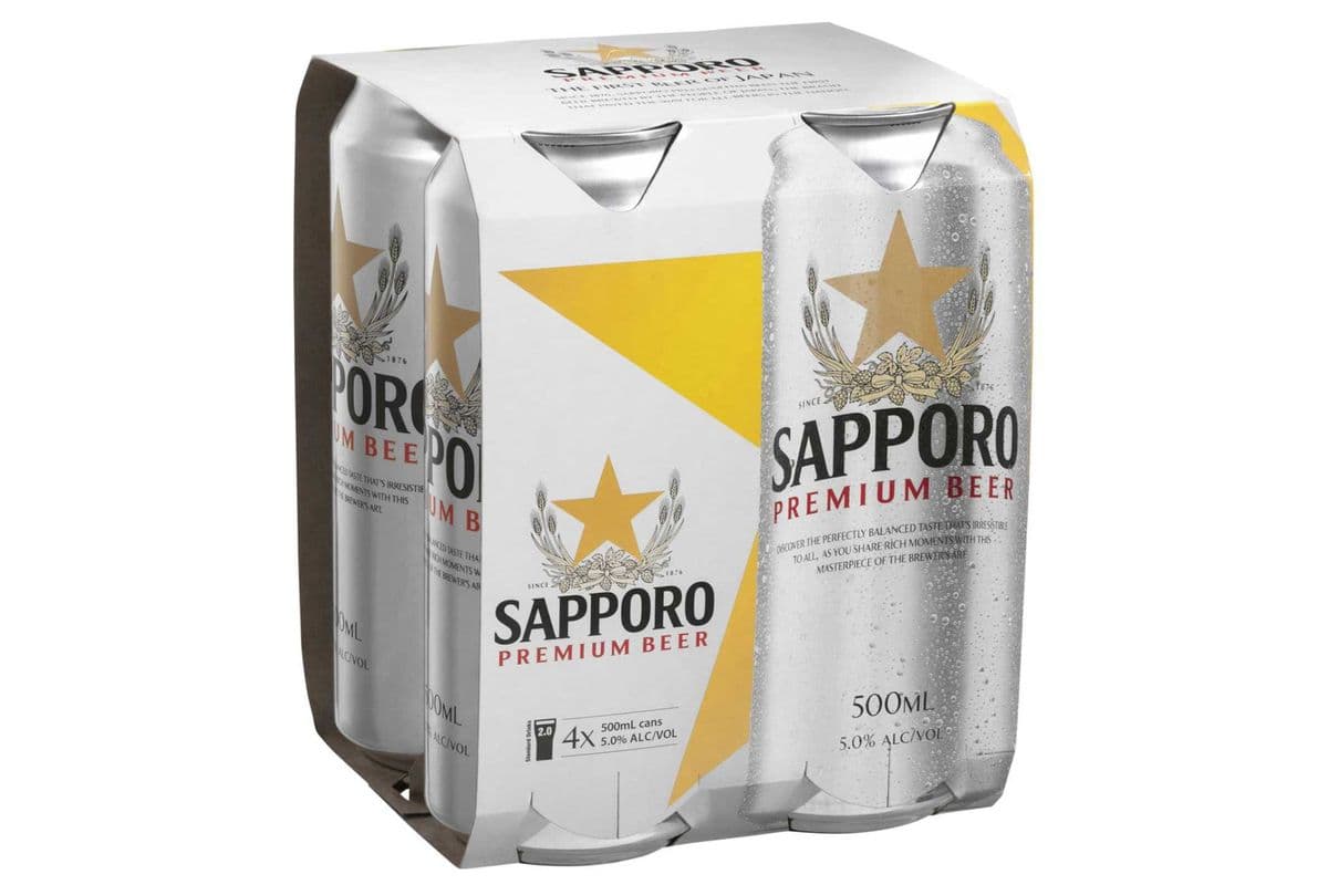 362216 - Sapporo Tall Can (4 x 500ml)