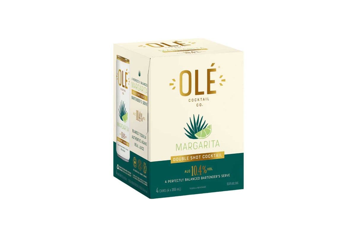 Ole Tequila Double Shot Margarita (4 Cans) (4 x 355ml)