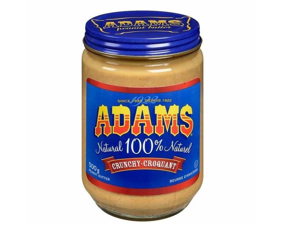 ADAMS PEANUT BUTTER CRUNCHY SALTED 500G