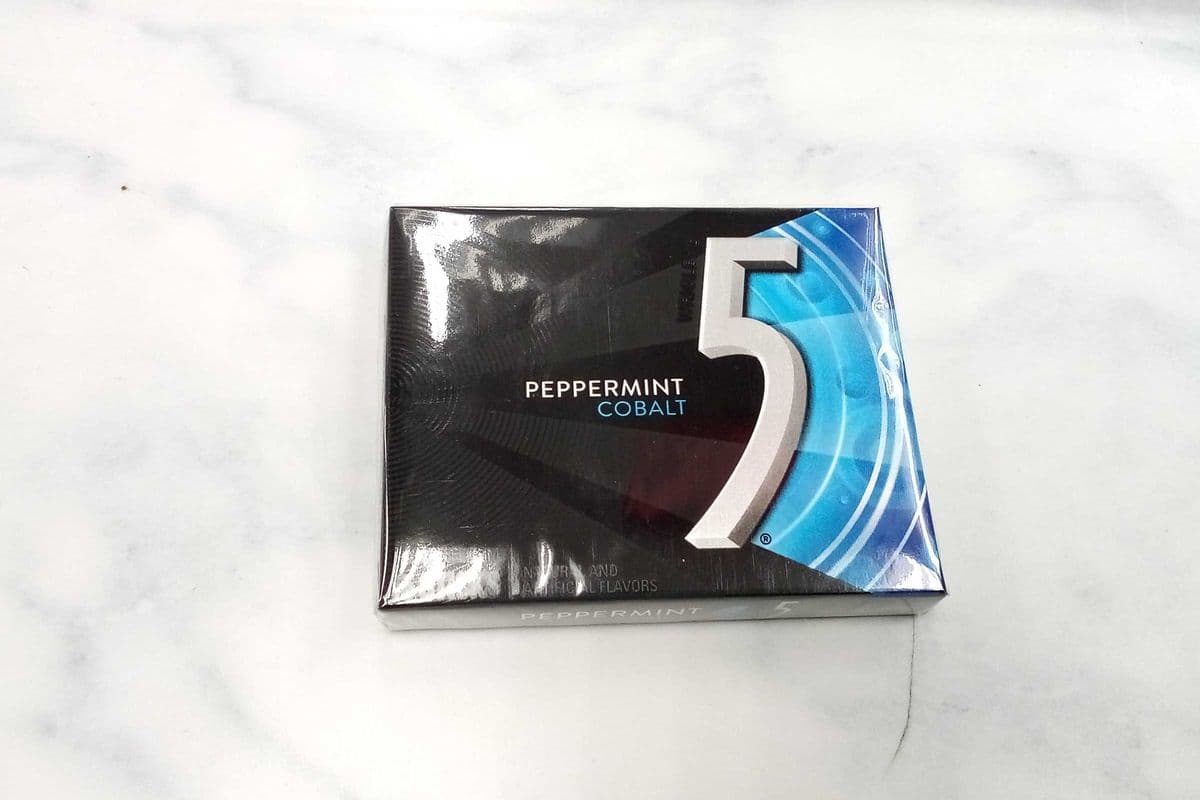 Five Gum Wrigley Peppermint Cobalt (15 Sticks)