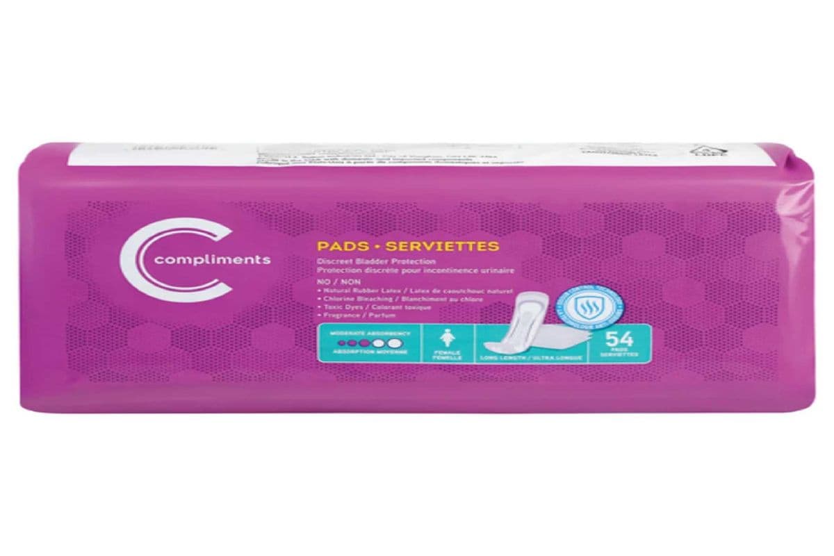 Compliments Bladder Control pads (54Pads)