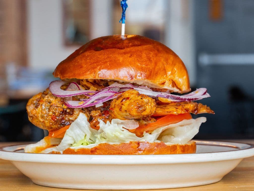 Diablo chicken club