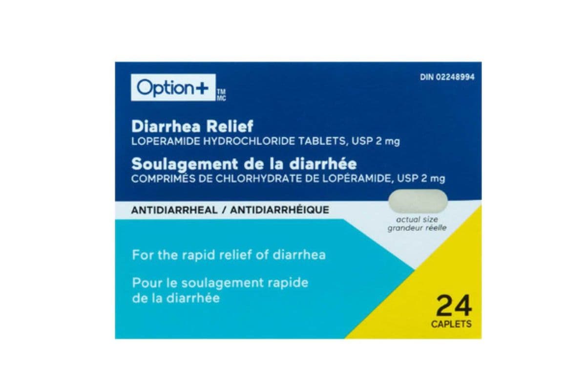 Option+ Diarrhea Relief (24 caplets)
