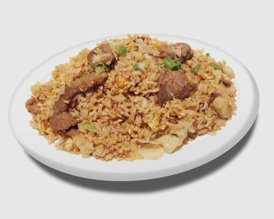 39. Poulet ou Boeuf avec riz frit / Chicken or Beef Fried Rice / 鸡(牛)炒饭