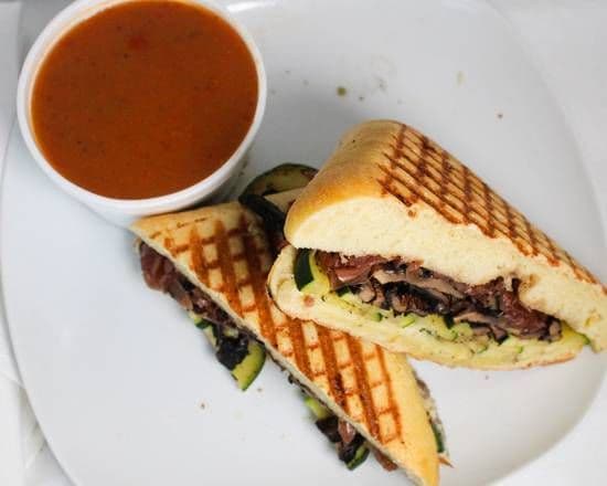 Turkey and Grilled Portobello Mushroom Sandwich