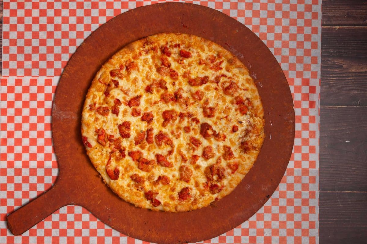 10"Small Butter Chicken Pizza with Mozzarella Cheese