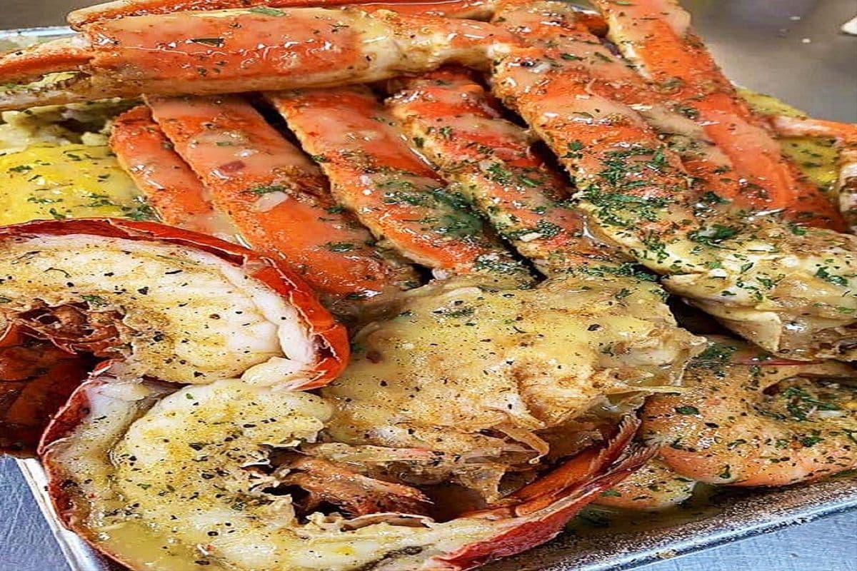 Crab Legs And Lobster