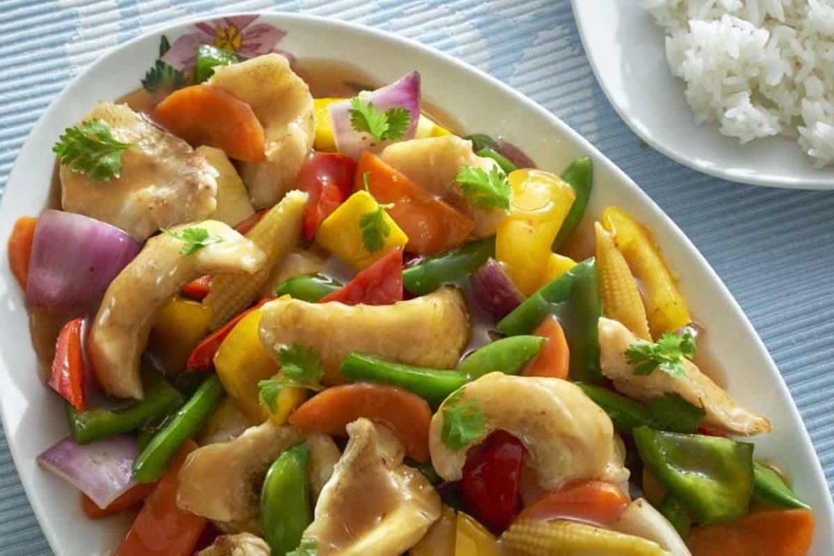 Fish with Mix Vegetables.
