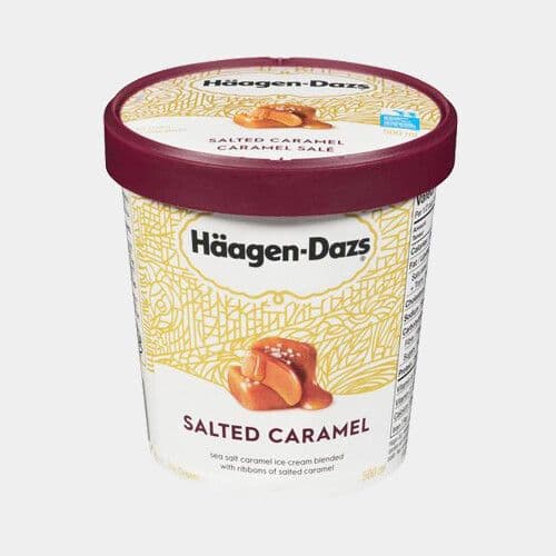 Häagen-Dazs Caramel salé (500mL) / Häagen-Dazs Salted Caramel (500mL)