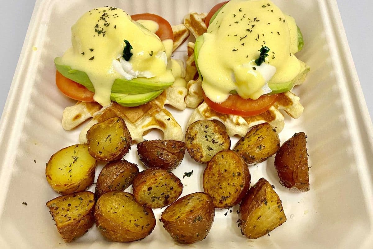 Avocado and Tomato Benny