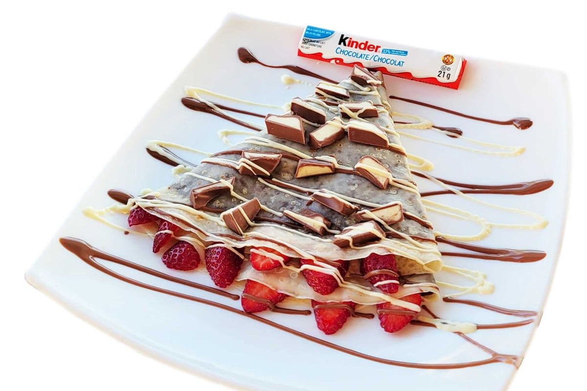 Kinder & Nutella Crepe