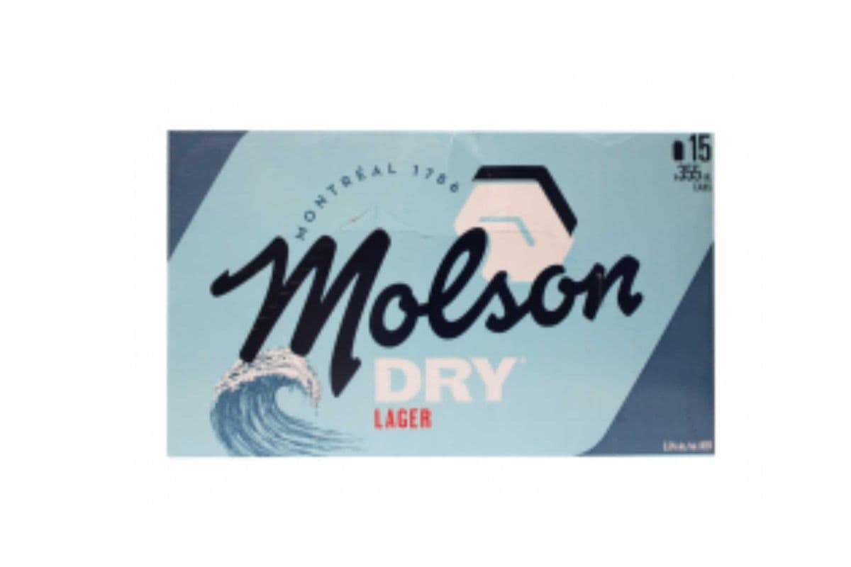 Molson Dry (15 Cans)