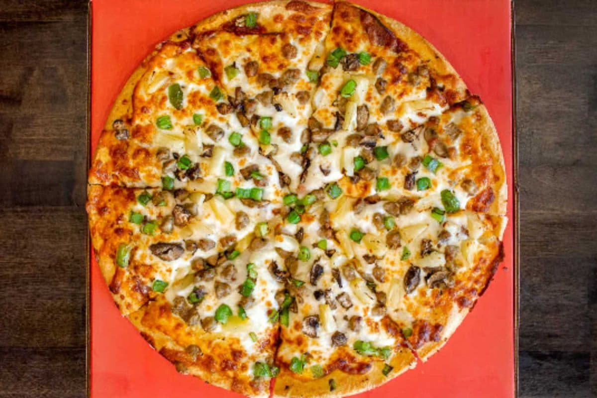 #14 - 8" Salami Supreme Pizza (8" personal size)