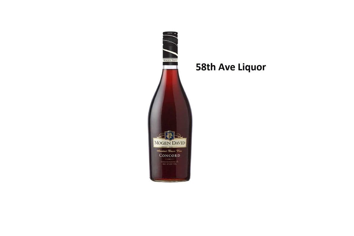 MOGEN DAVID CONCORD 750ML (1 x 750ML)
