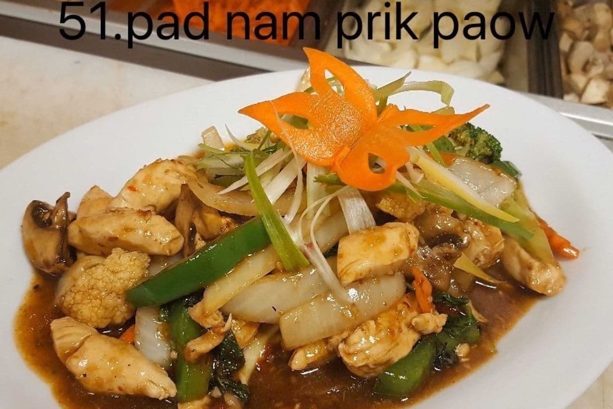 51. Pad Nam Prik Paow
