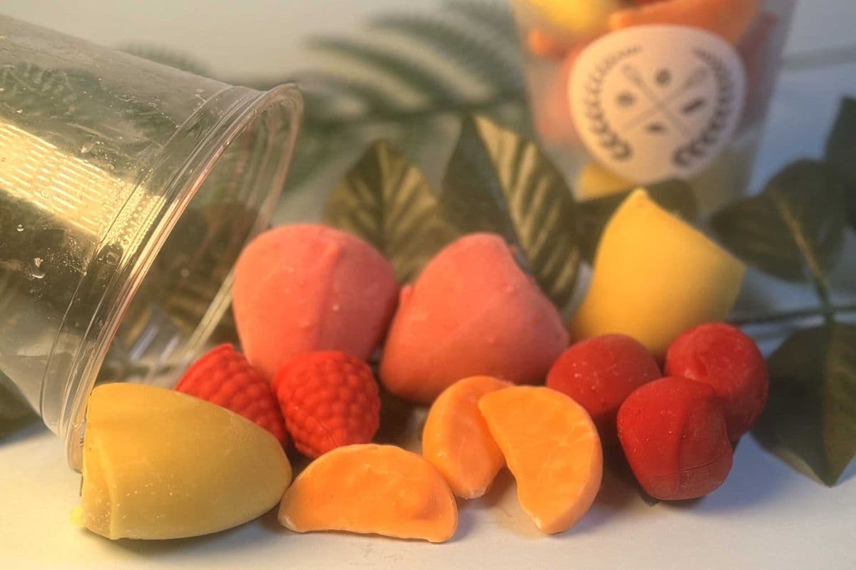 Frozen Fruity Popsicle