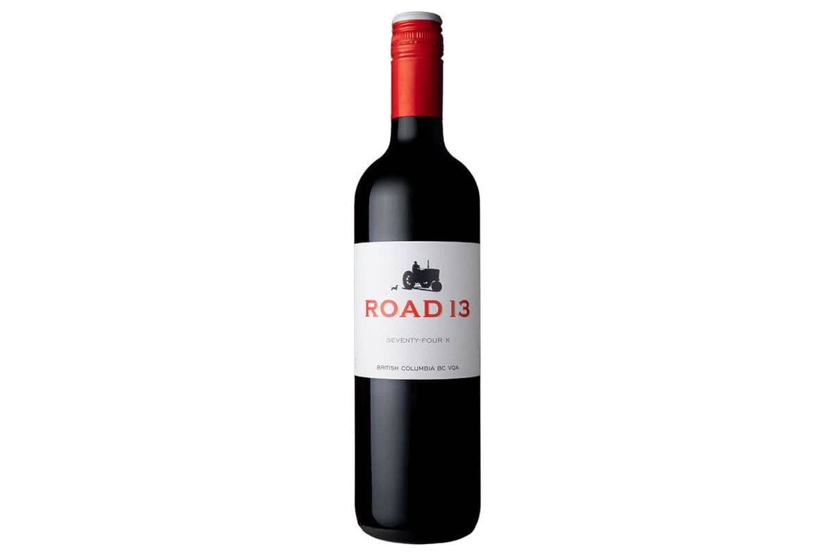 Road 13 Seventy-Four K Red Wine (1 x 750ml )