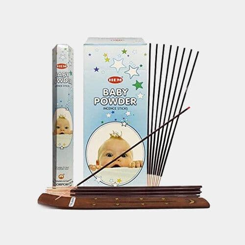 Poudre d'encens pour bébé (20 bâtons) / Incense Baby Powder (20 sticks)
