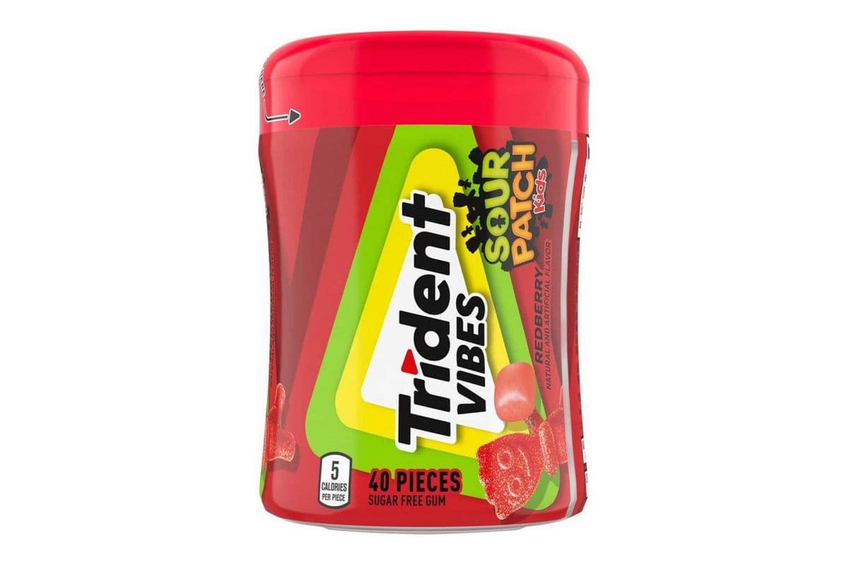 Trident Vibes Sour Patch Redberry (92g) (4 Cal)