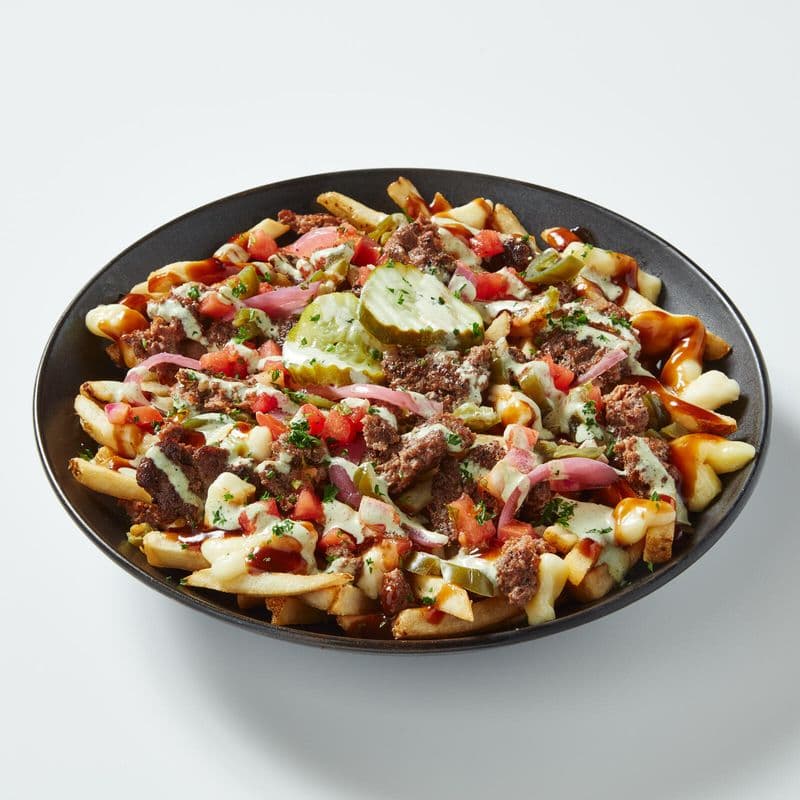 Big League Poutine - smashed