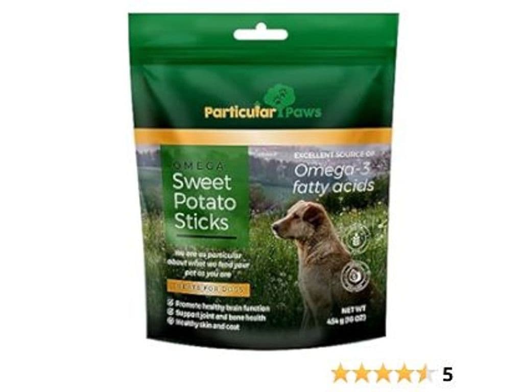 PARTICULAR PAWS OMEGA SWEET POTATO STICKS 454G