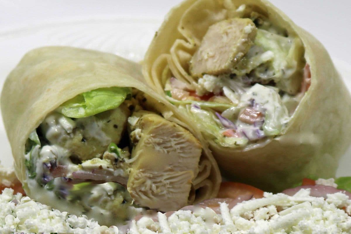 Chicken Souvlaki Wrap