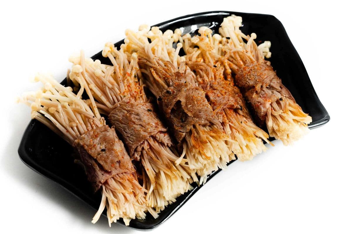 Baby Mushroom Beef Roll (6 pcs)
