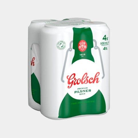 Grolsch 4 canettes / Grolsh 4 Cans