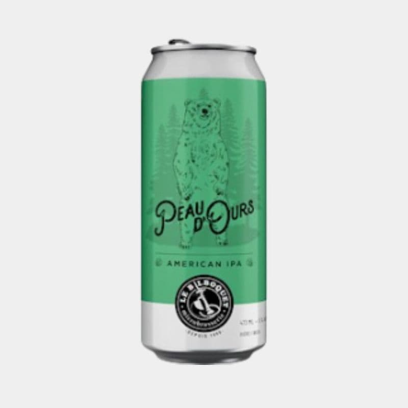 Bilboquet - Peau d'ours (IPA), canette 473 ml (5%) / Bilboquet - Peau d'ours (IPA), can 473 ml (5%)