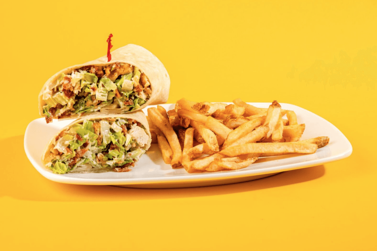 Crispy Chicken Caesar Wrap