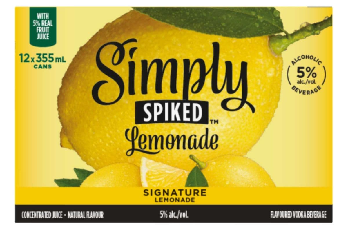 SIMPLY SPIKED LEMONADE (12 PACK) (12 x 355ML CAN)