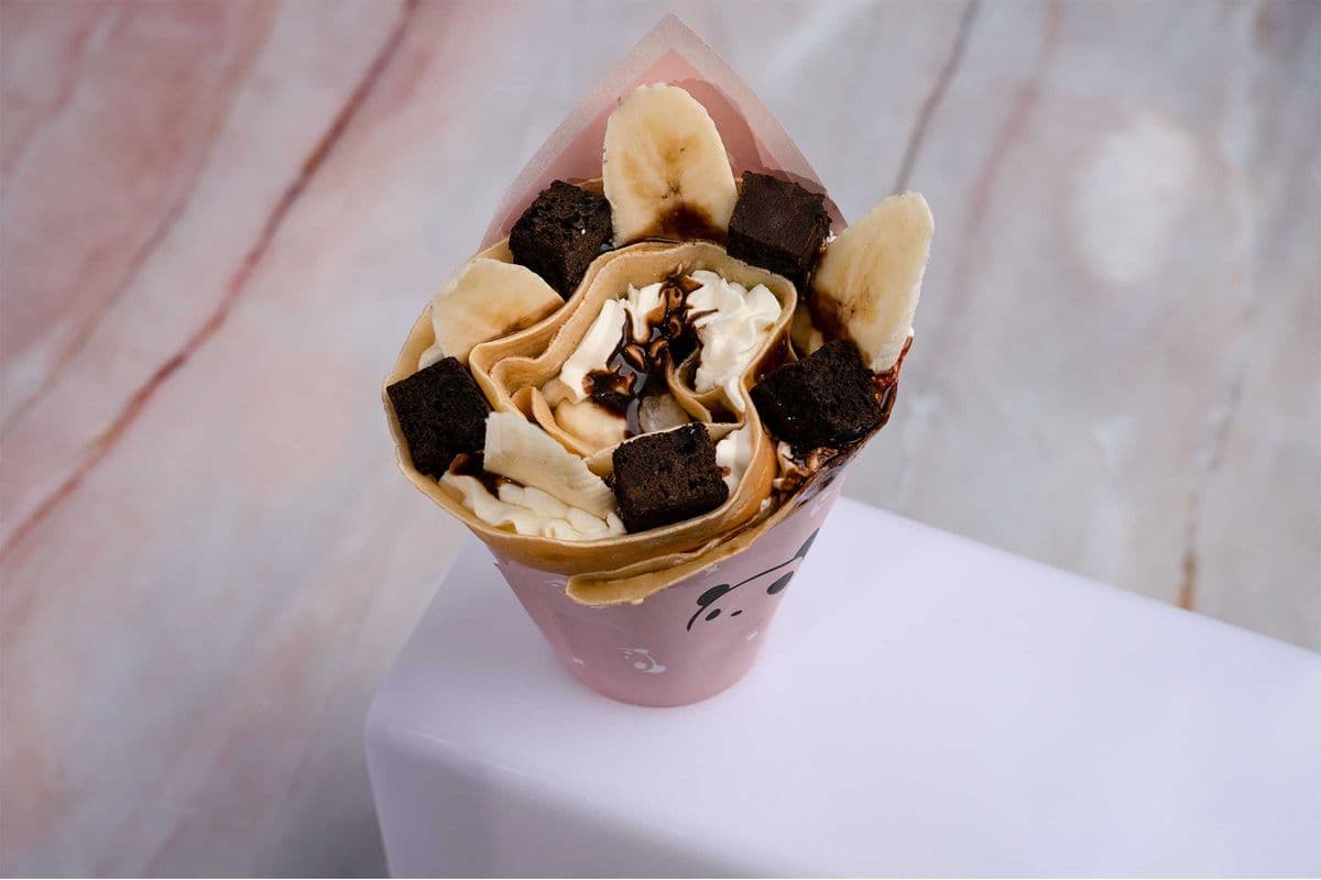 Banana Brownie Crepes 香蕉布朗尼可麗餅