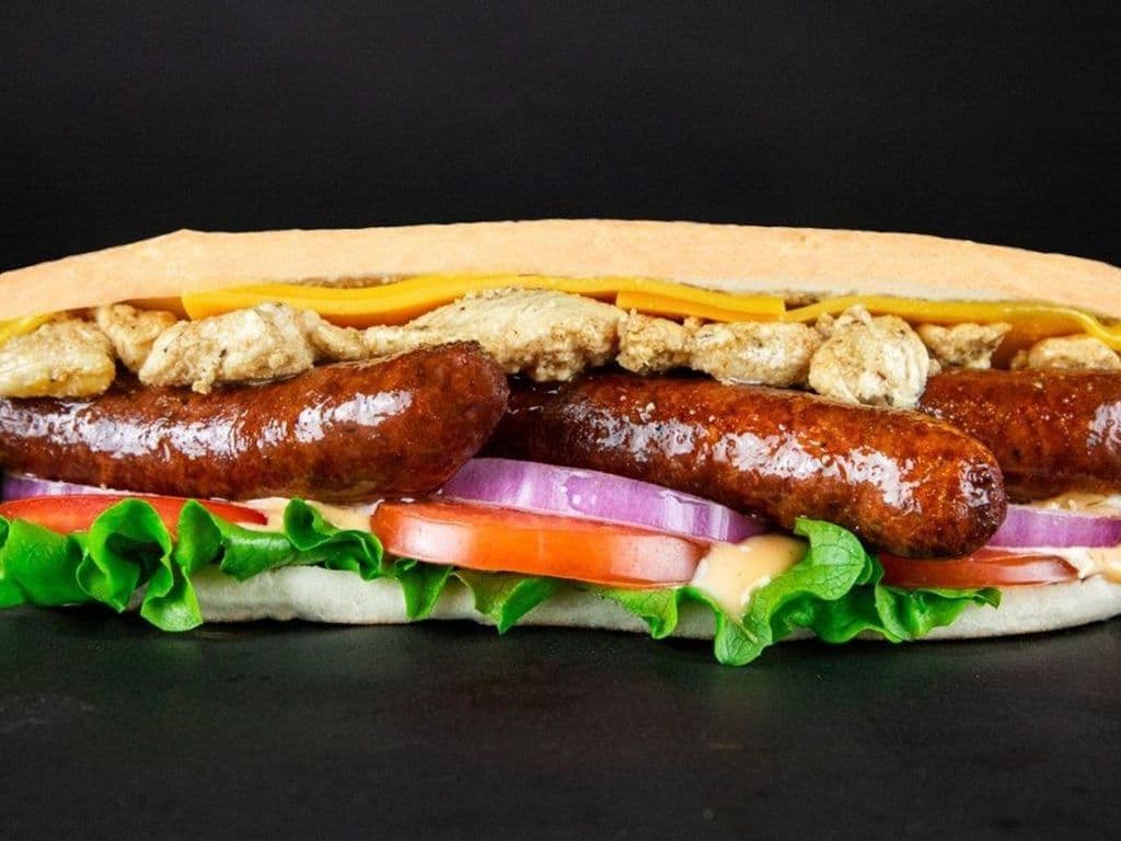 Trio sandwich Merguez & Poulet / Trio Sandwich Merguez & Chicken