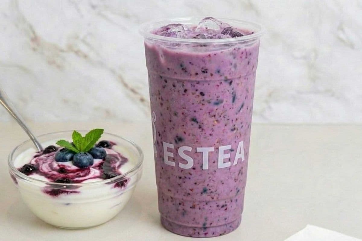 Blueberry Milk or Yogurt