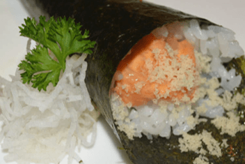 H4 Spicy Salmon Hand Roll (Sushi Cone)