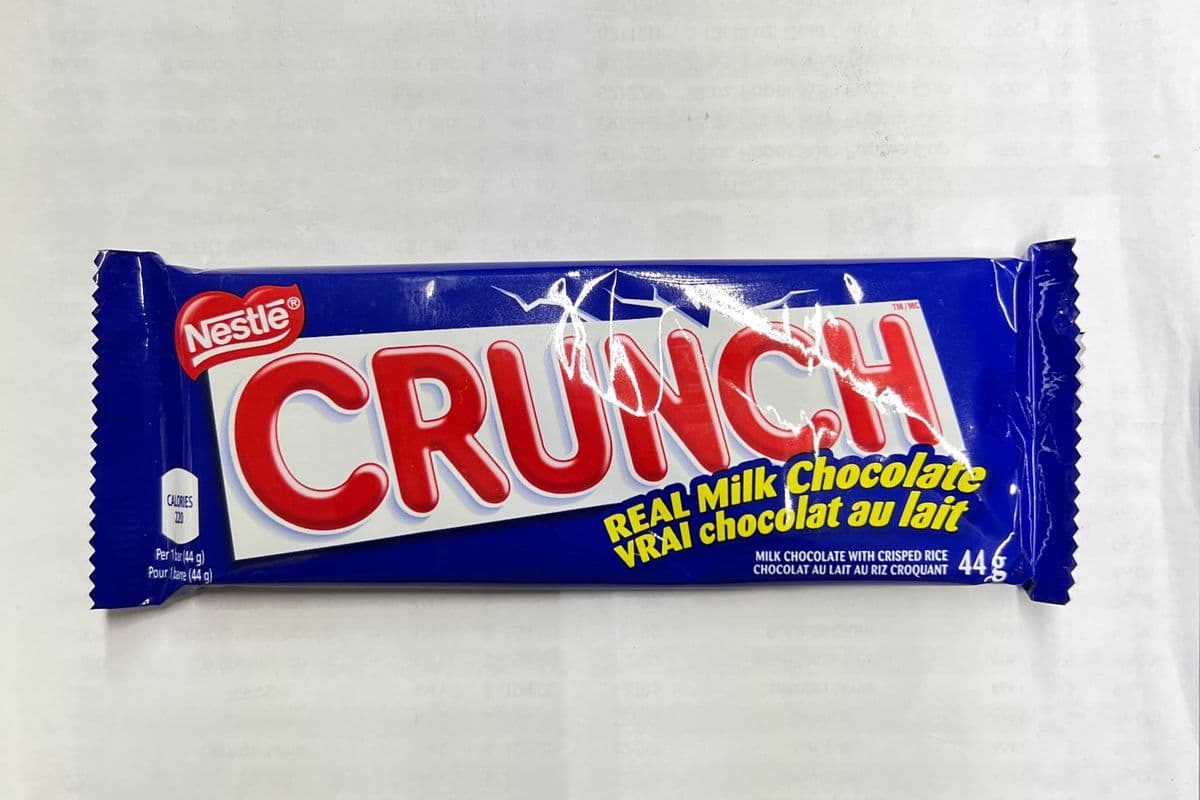 Crunch Bar Real Milk Chocolate 44g