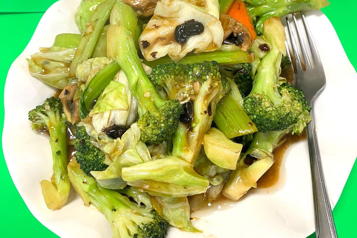 Assorted Vegetables with Black Bean Sauce
