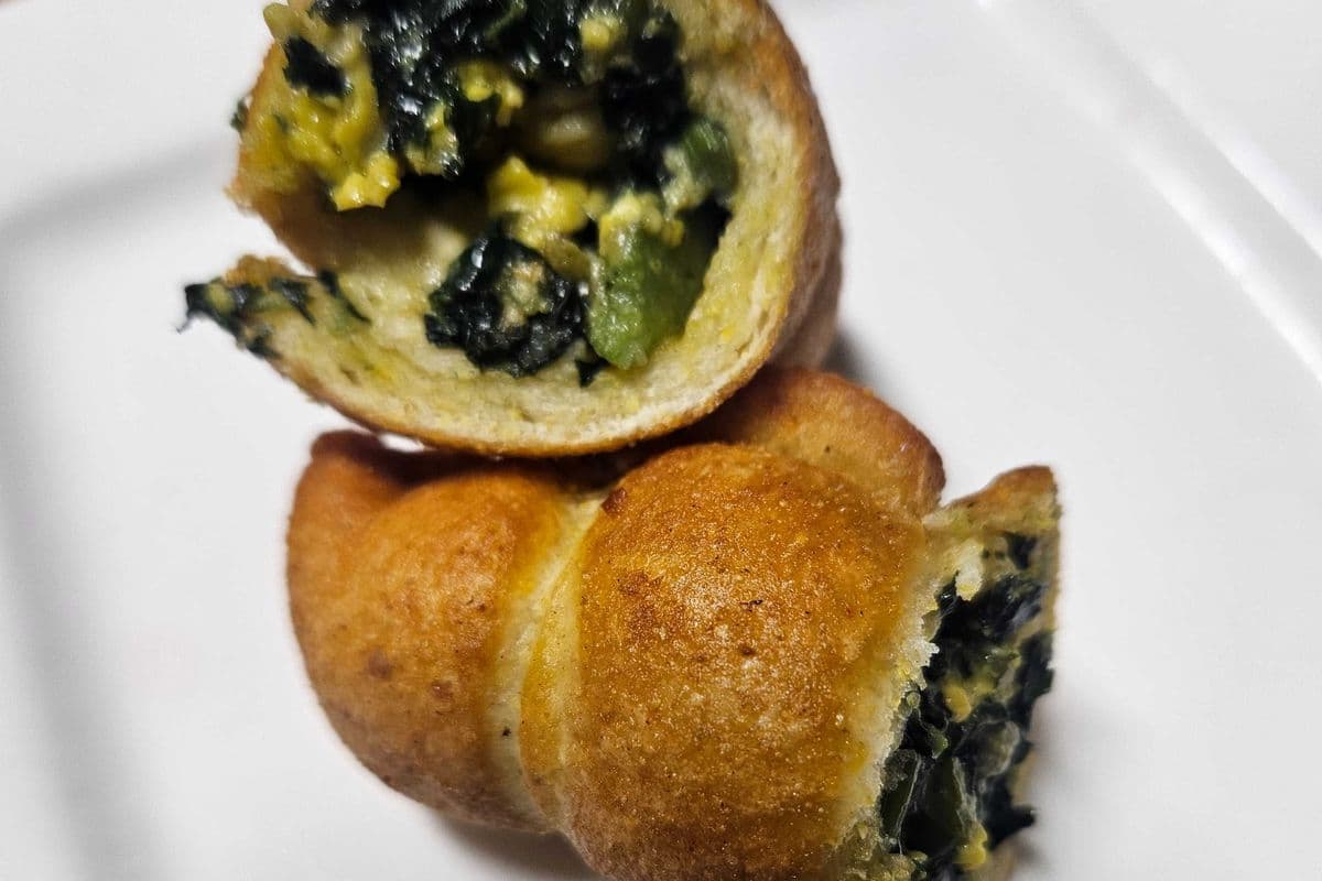 Ackee and Calaloo Bites (2 )