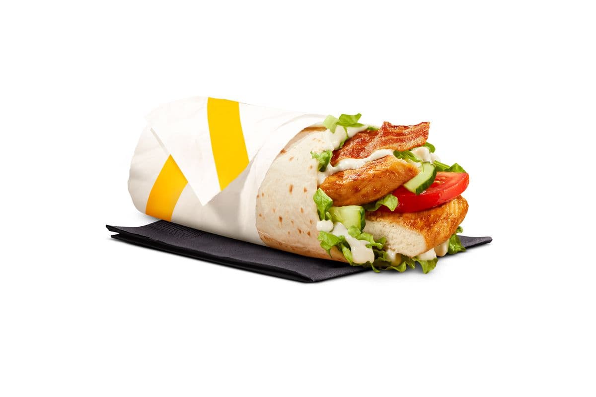 Chicken & Bacon McWrap with Grilled Chicken [480.0 Cals]