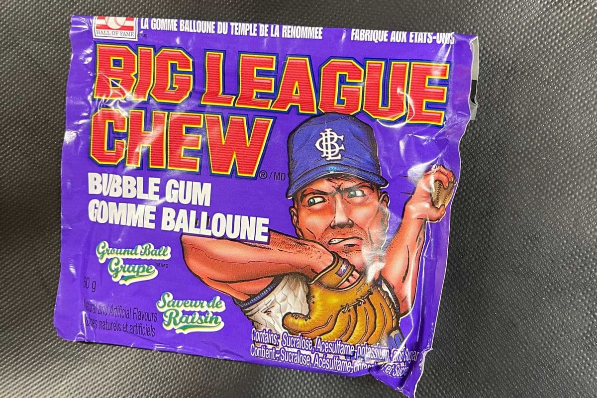 Big League Chew Ground Ball Grape (60g)