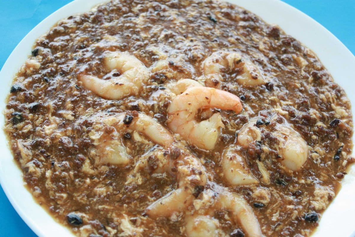 Jumbo Shrimp with Lobster Sauce