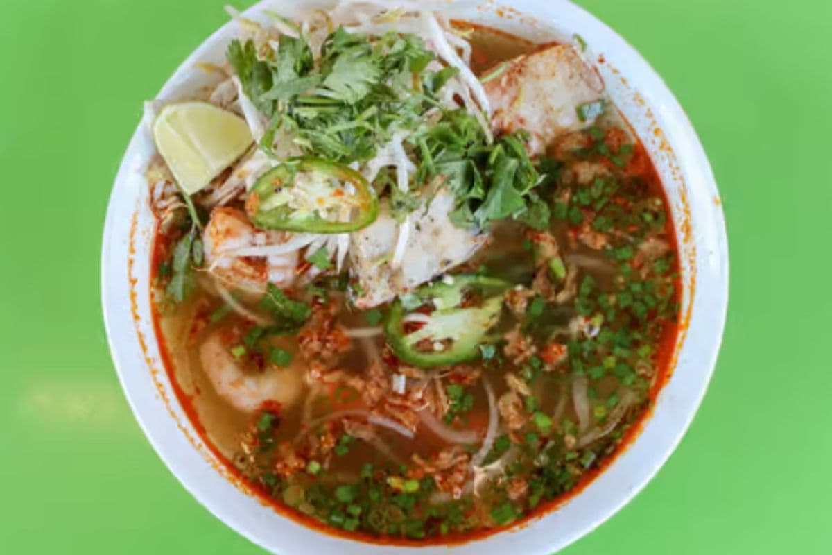 24. Hot-and-Sour Seafood Noodle Soup