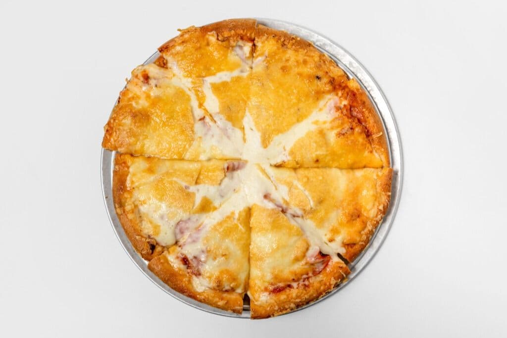 9. Medium Back Bacon and Pepperoni Pizza